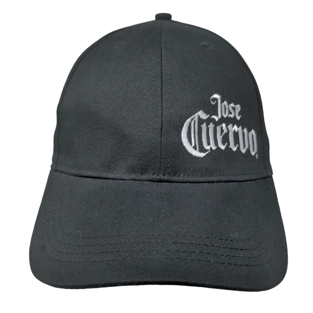 Jose Cuervo Slideback Hat Black OSFM Embroidered Quake City Caps 6 Panel